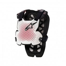 Alpinestars A-1 Pro Chest Protector - White Black Red - Size XL/2XL