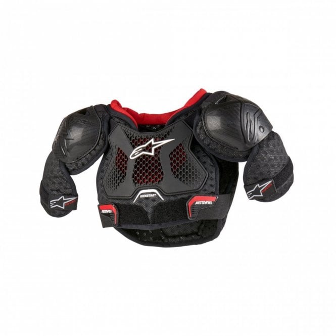 Alpinestars  Bionic Action Kickstart Chest Guard Black Red - Size 4/6