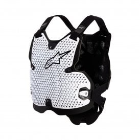 Alpinestars Bionic Action V2 Chest Protector - White Black - Size XXL