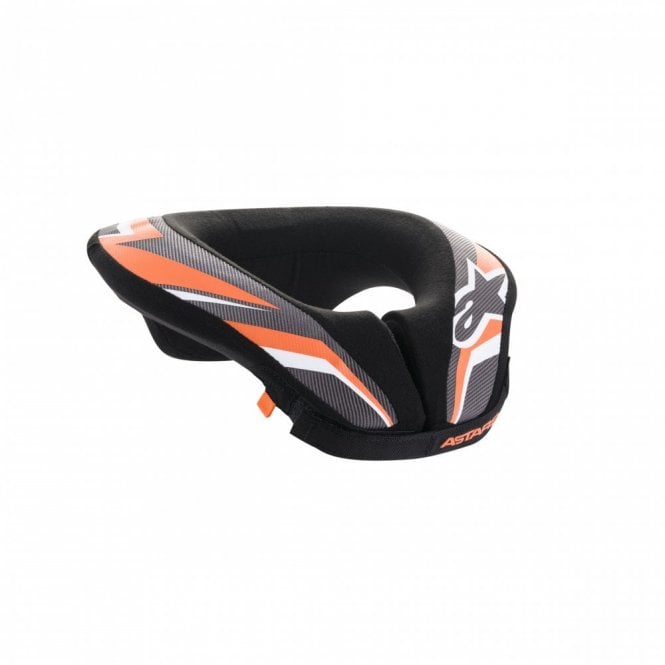 Alpinestars  Sequence Youth Neck Roll Black Anthracite Orange - Size L/XL