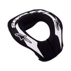 Alpinestars Sequence Youth Neck Roll - Black White - Size S/M