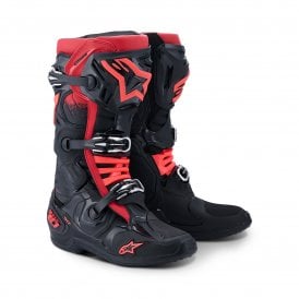 Alpinestars Tech 10 - Black Red - US 9 / EU 43