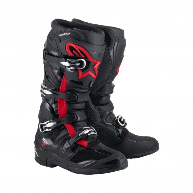 Alpinestars  Tech 7 Black Red Fluo - US 10 / EU 44.5