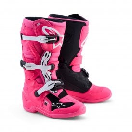 Alpinestars Tech 7S - Pink Fluo Black White - US 7 / EU 40.5