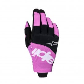 Alpinestars Techstar Gloves Black Light Gray Purple - L