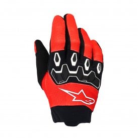Alpinestars Youth & Kids Full Bore V2 Gloves Bright Red Black - S