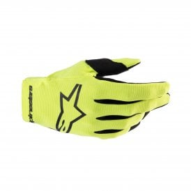 Alpinestars Youth Radar Gloves - Yellow Fluo / Black - S