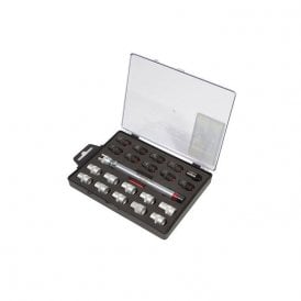 Bikeservice Tools 22pcs Spoke (Fixed Torque) wrench Set w steel and alumnium ends