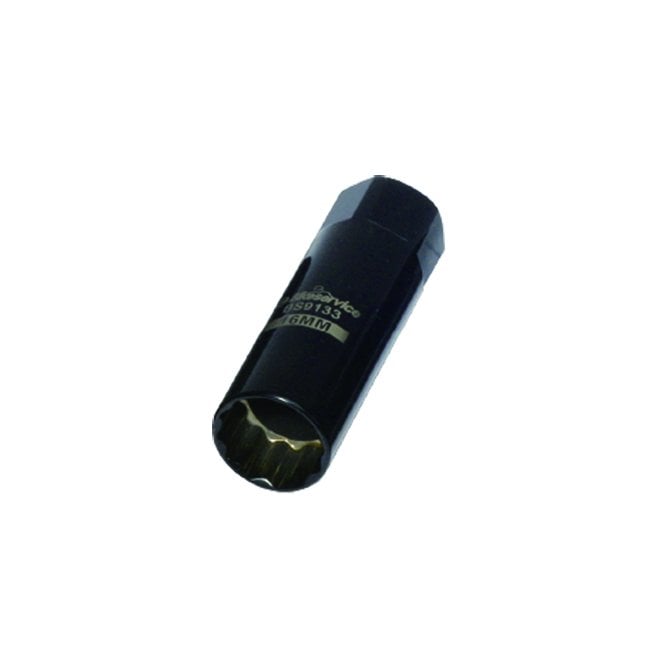 Bikeservice  Tools Thin wall spark plug socket 16mm BS9133