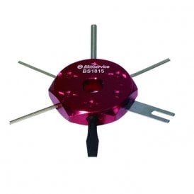 Bikeservice Tools Wire Terminal Tool Set (Red)
