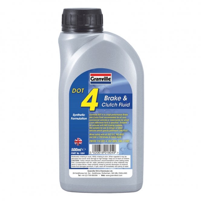 GRANVILLE BRAKE FLUID DOT 4 500ml