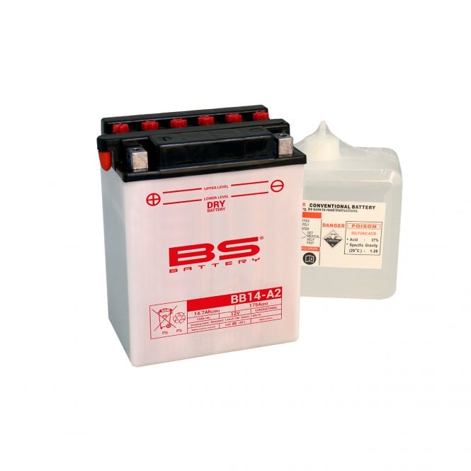 BS Battery BS BB14-A2 (12N14-4A) (DC) Combi-Pack Dry Battery