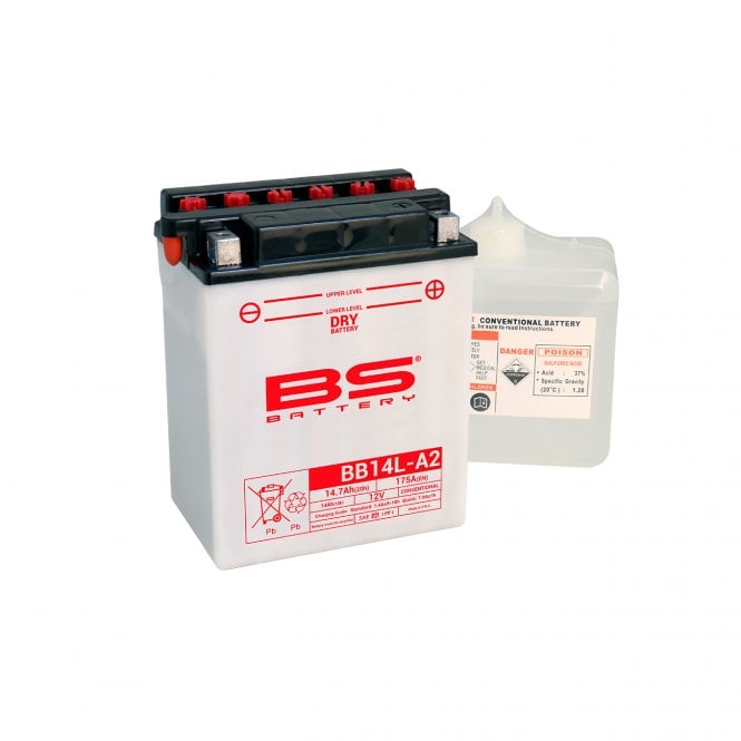 BS Battery BS BB14L-A2 (12N14-3A) (DC) Combi-Pack Dry Battery