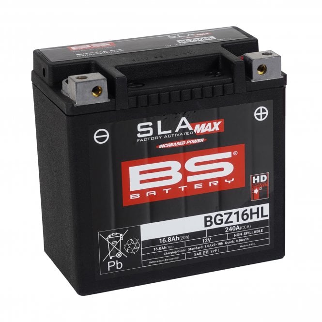 BS Battery BS BGZ16HL SLA Max (WC) Factory Activated Battery