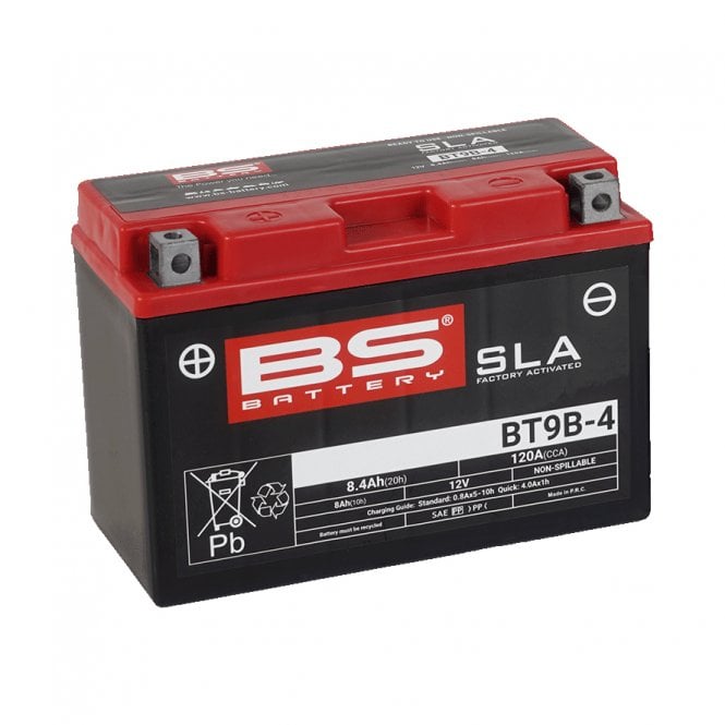 BS Battery BS BT9B-4 SLA (WC) Factory Activated Battery