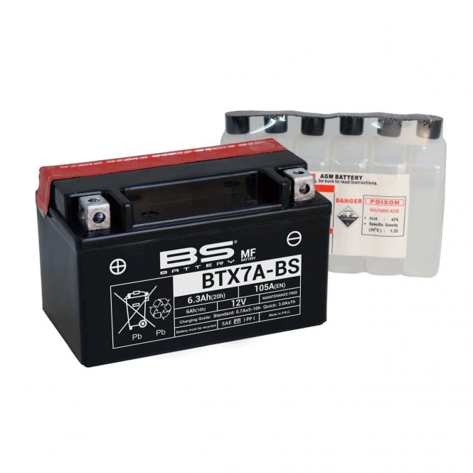 BS Battery BS BTX7A-BS (CP) Combi-Pack MF Battery