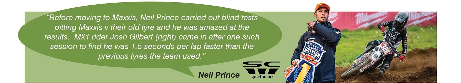Josh Gilbert Tyre Testing
