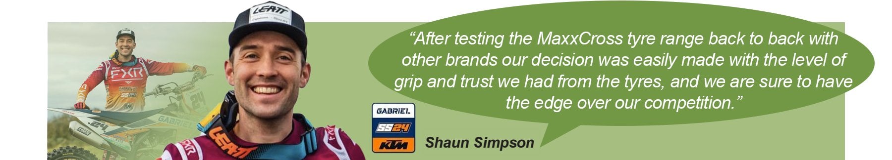 Shaun Simpson Tyre Testing