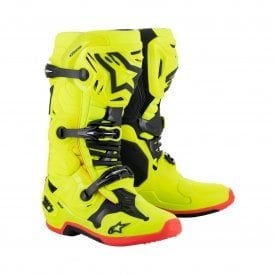 Alpinestars Tech 10 Yellow Fluo Black Red Fluo