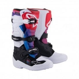 Alpinestars Tech 7S White Black Rainbow