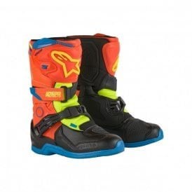 Alpinestars Tech 3S Kids Orange Fluo Enamel Blue Yel Fl