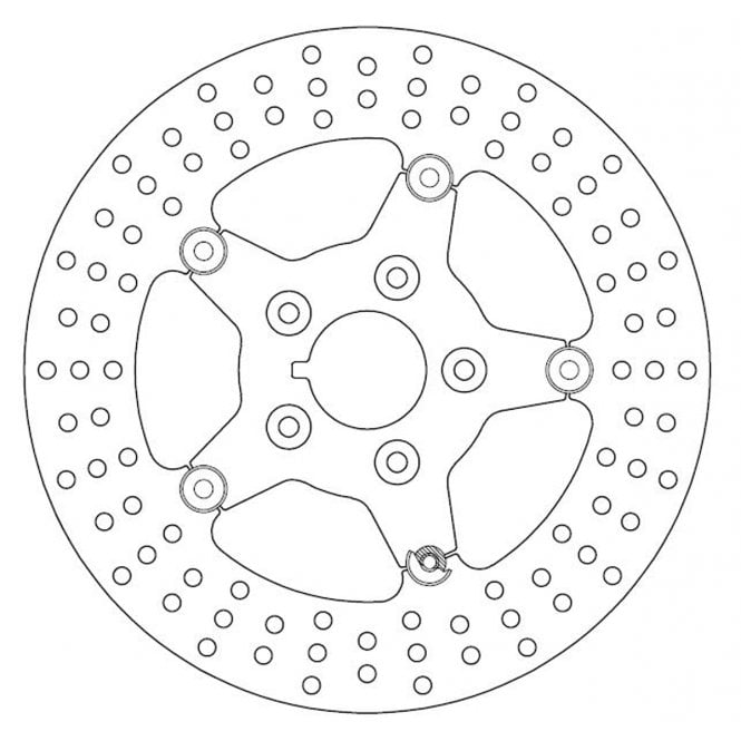 Ferodo  Brake Disc Floating Steel Centre FMD0267RF