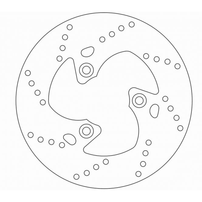 Ferodo  Brake Disc Solid FMD0048R