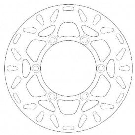 Ferodo Brake Disc Solid FMD0106R