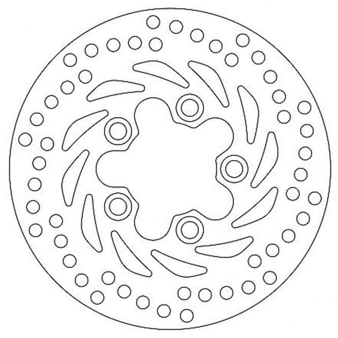 Ferodo  Brake Disc Solid FMD0133R