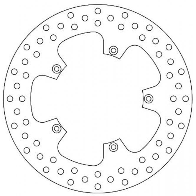 Ferodo  Brake Disc Solid FMD0168R
