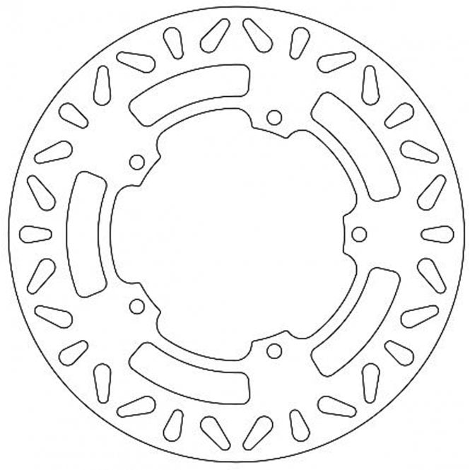 Ferodo  Brake Disc Solid FMD0319R