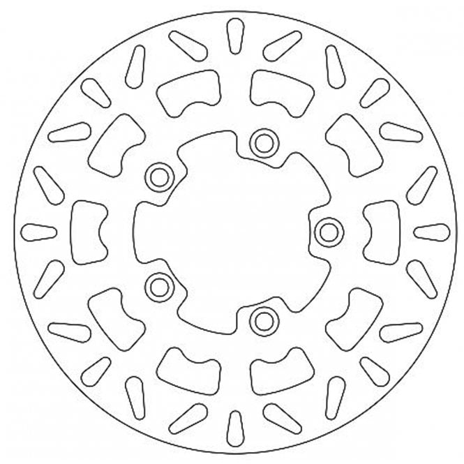 Ferodo  Brake Disc Solid FMD0323R