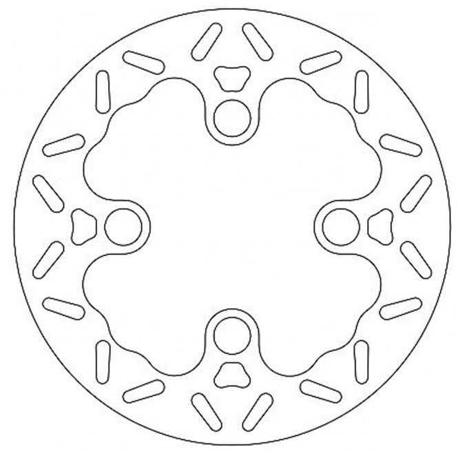 Ferodo  Brake Disc Solid FMD0332R