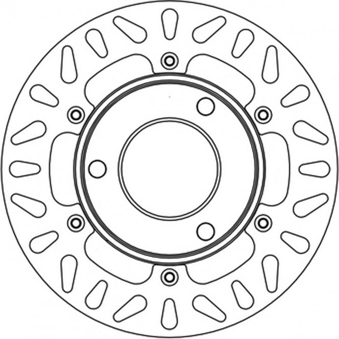 Ferodo  Brake Disc Solid FMD0361R