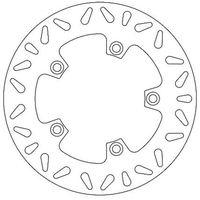 Ferodo  Brake Disc Solid FMD0362R