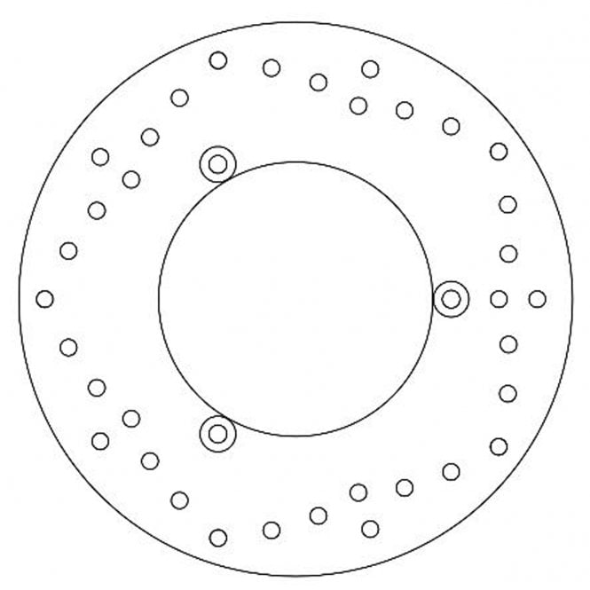 Ferodo  Brake Disc Solid FMD0444R