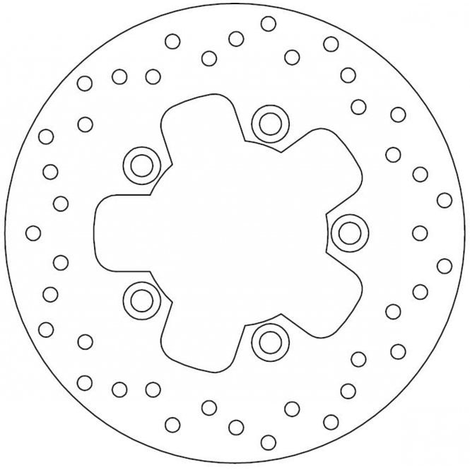 Ferodo  Brake Disc Solid FMD0452R