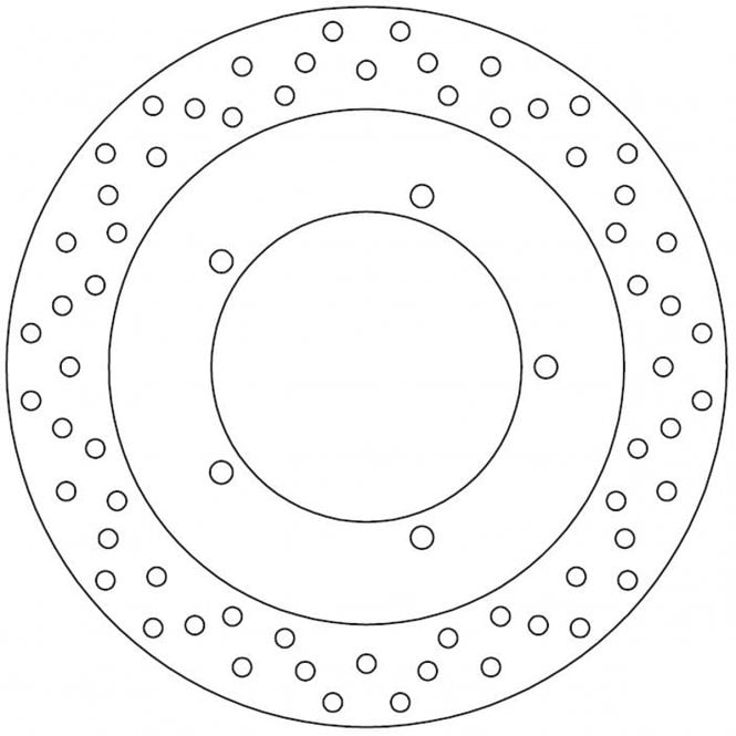 Ferodo  Brake Disc Solid FMD0454R