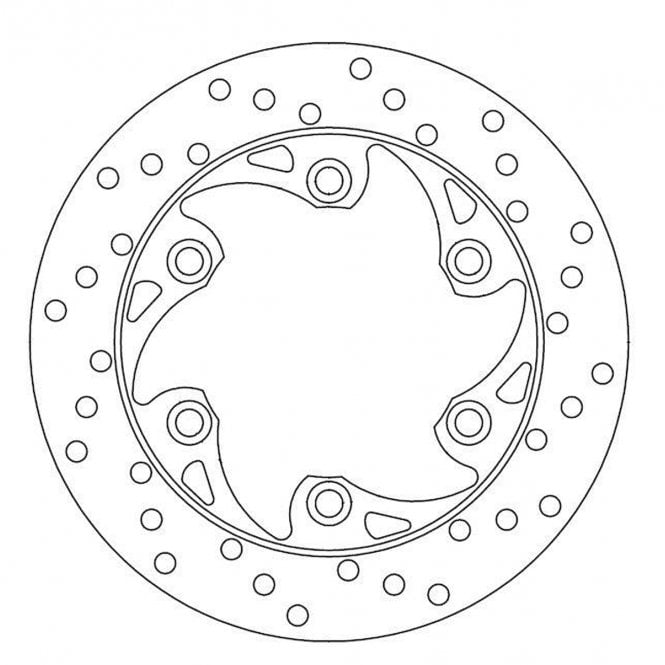 Ferodo  Brake Disc Solid FMD0472R