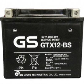 GS GTX12-BS (CP) 12V Pre Fillled MF VRLA Battery