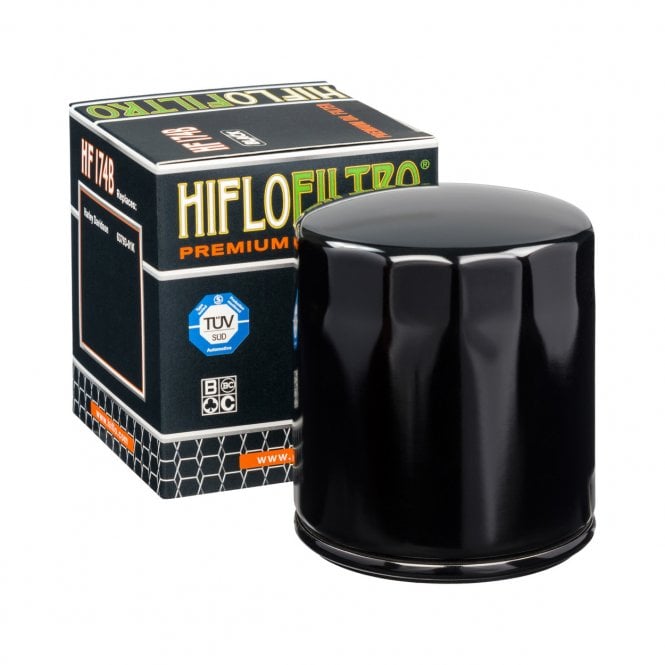 Hiflofiltro  Oil Filter Gloss Black HF174B