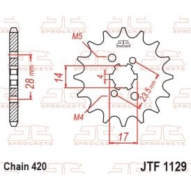 JT Front Sprocket JTF1129.14