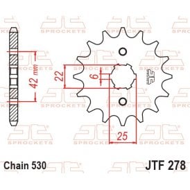 JT Front Sprocket JTF278.15