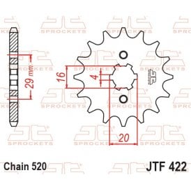 JT Front Sprocket JTF422.14