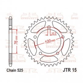 JT Rear Sprocket JTR15.42