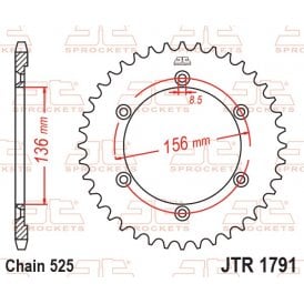JT Rear Sprocket JTR1791.41