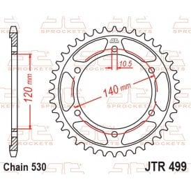 JT Rear Sprocket JTR499.38