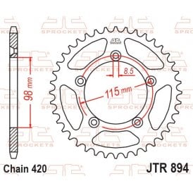 JT Rear Sprocket JTR894.48