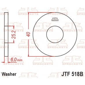 JT Spacer to fit JTF518 Sprockets