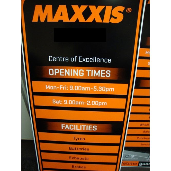 Maxxis  Welcome/Open 1200x400mm